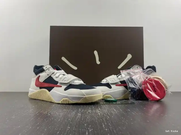 1st Kicks Shoes X JORDAN CUT TRAVIS FZ8117-100 CHECK THE SCOTT 0618